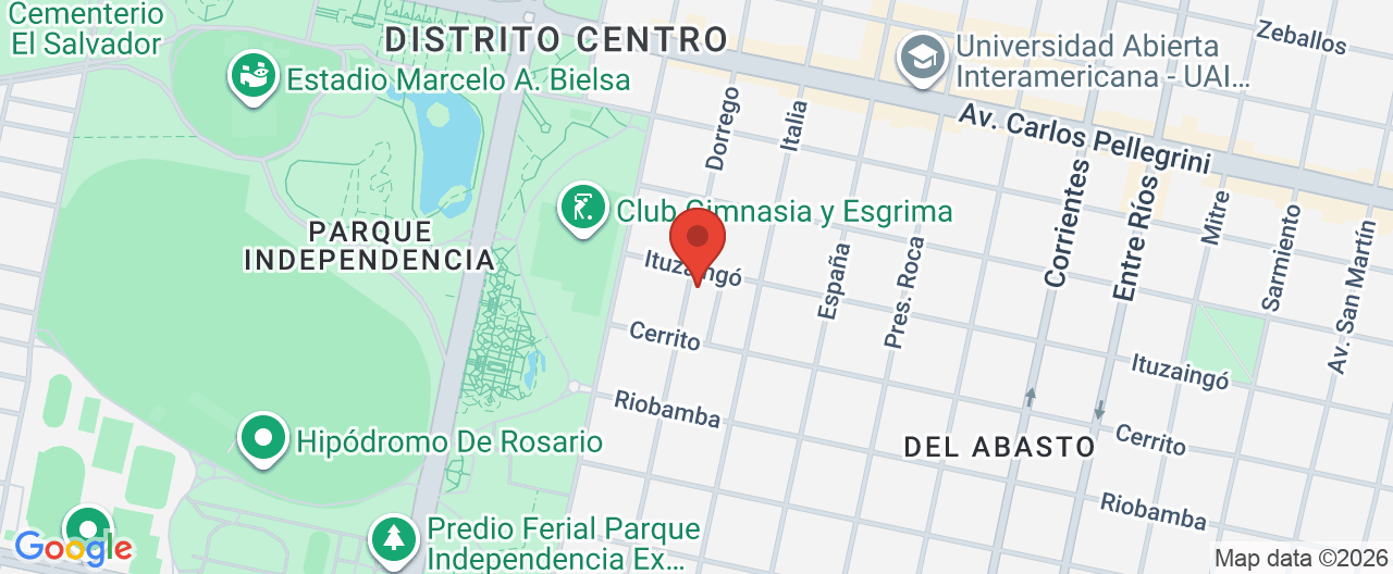 Mapa de la ubicación