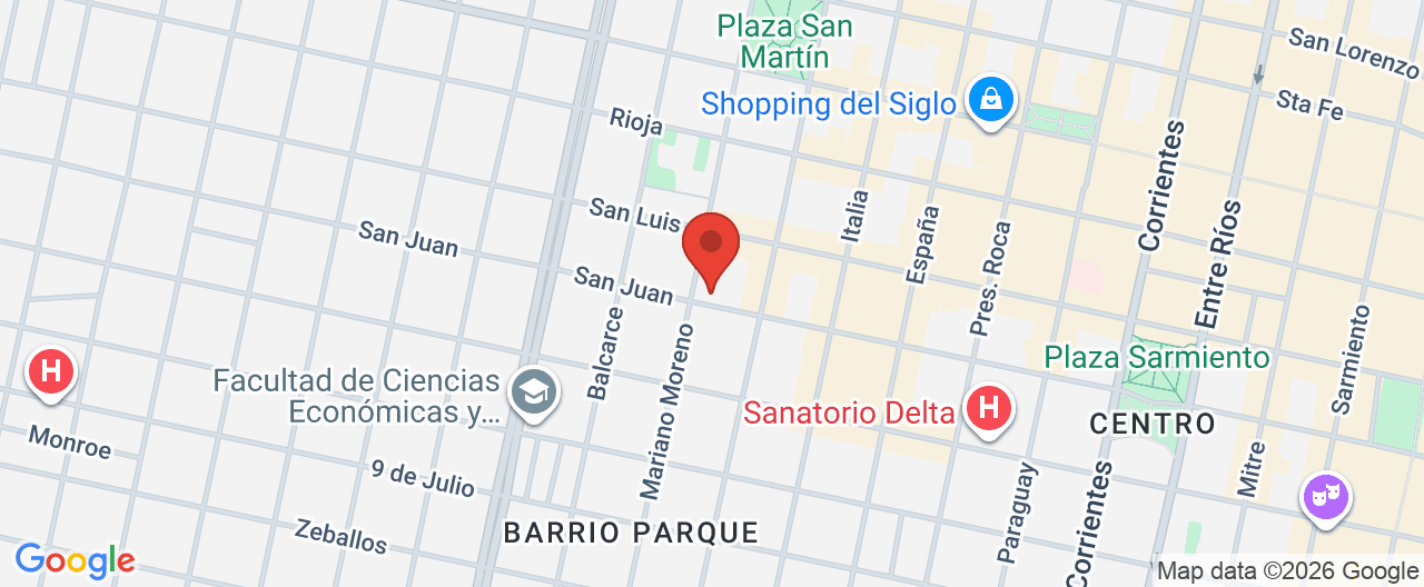 Mapa de la ubicación