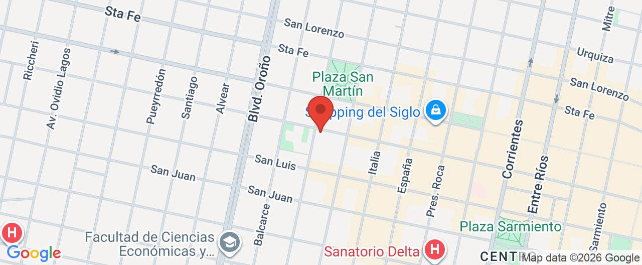 Mapa de la ubicación