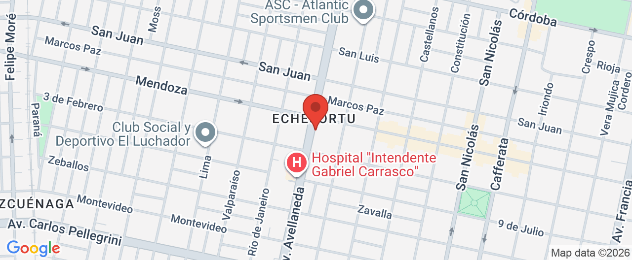 Mapa de la ubicación