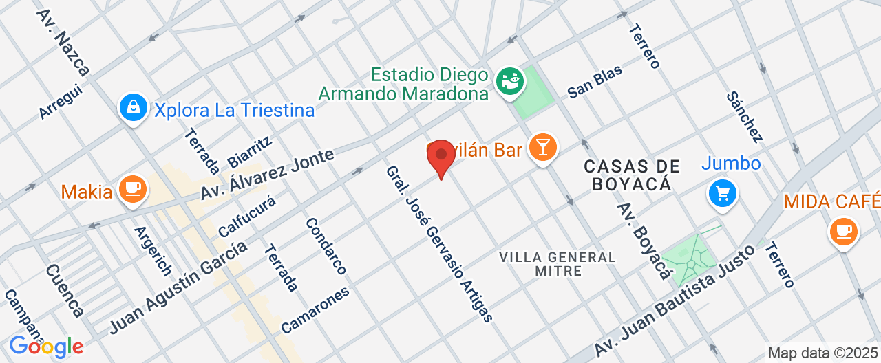Mapa de la ubicación