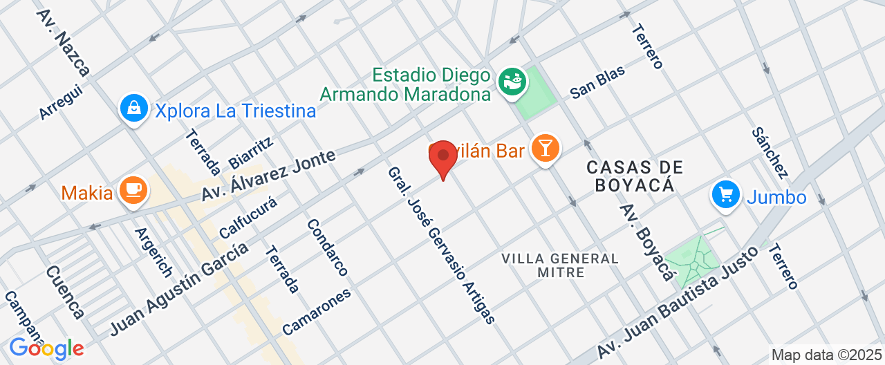 Mapa de la ubicación