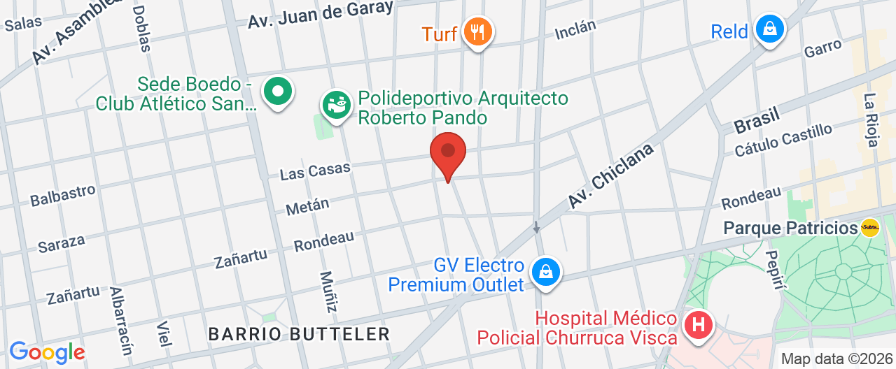 Mapa de la ubicación