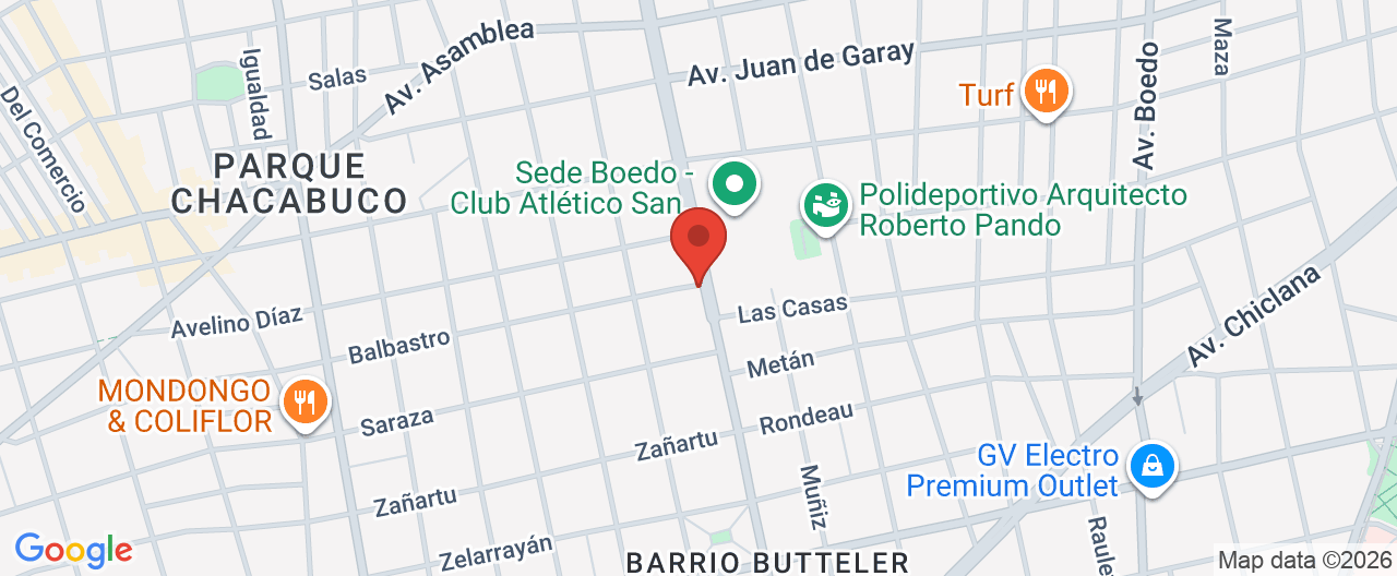 Mapa de la ubicación