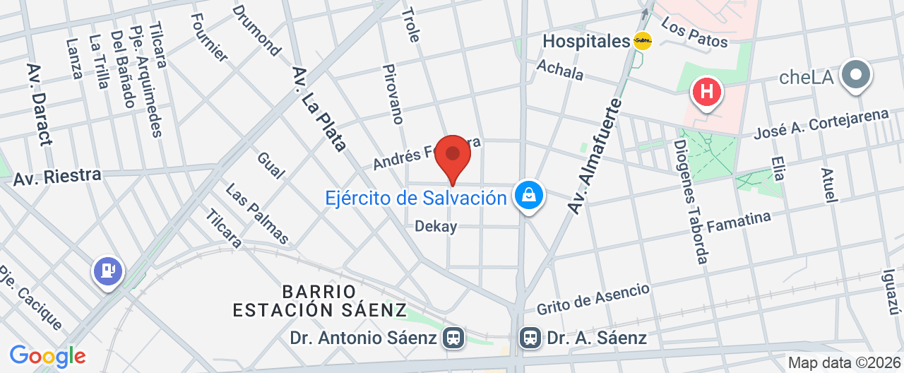 Mapa de la ubicación