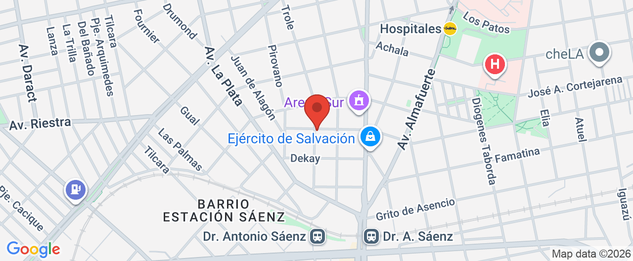 Mapa de la ubicación