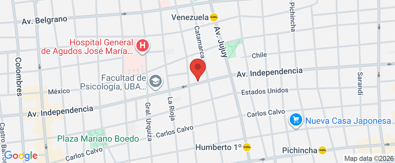 Mapa de la ubicación