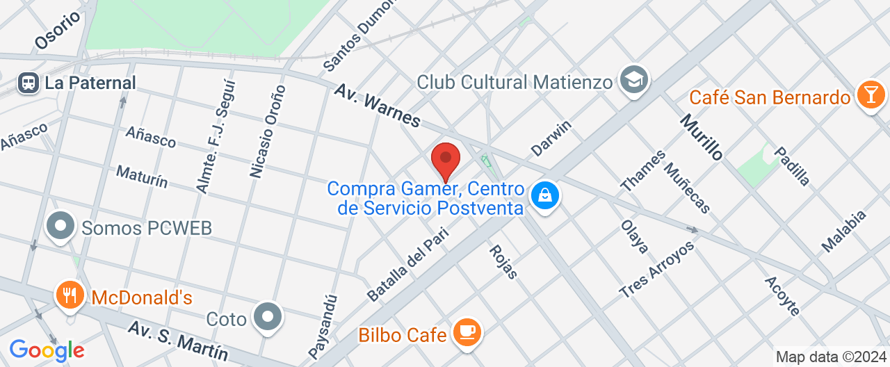 Mapa de la ubicación