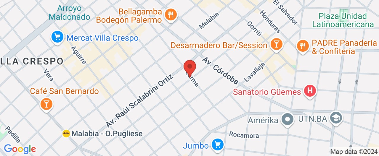 Mapa de la ubicación