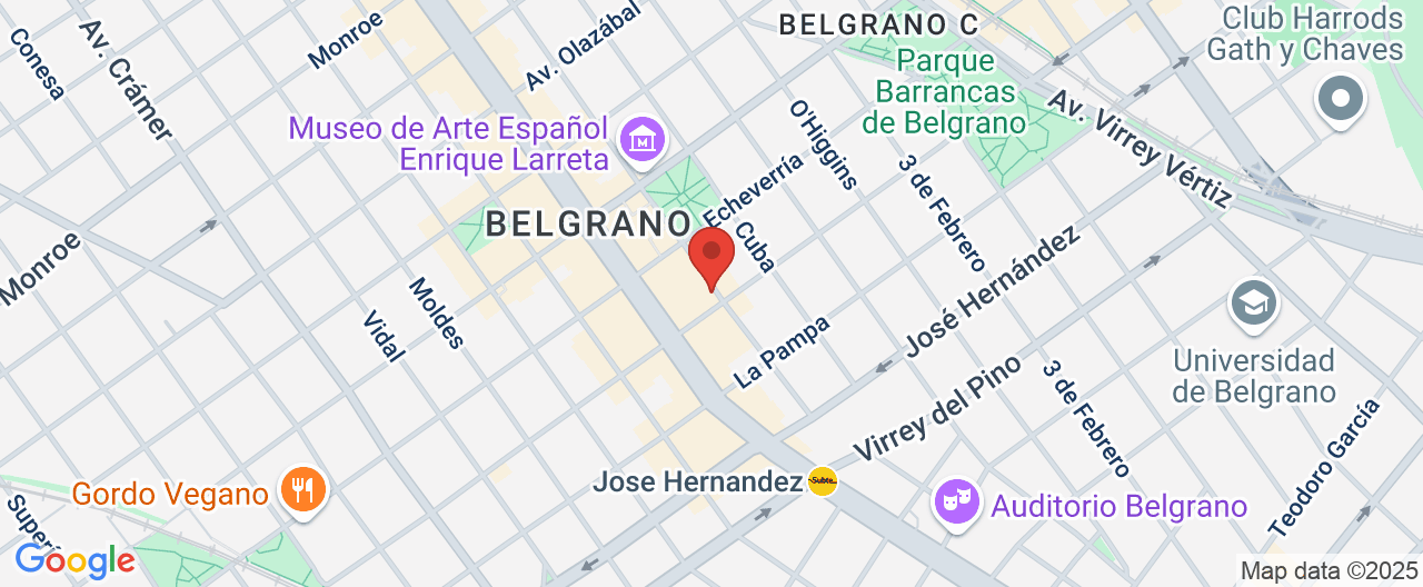 Mapa de la ubicación
