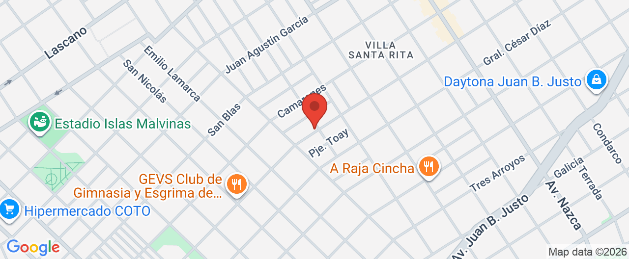 Mapa de la ubicación