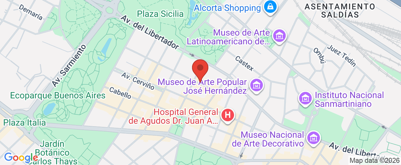 Mapa de la ubicación