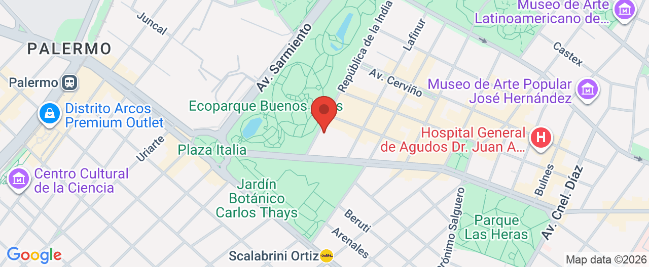 Mapa de la ubicación