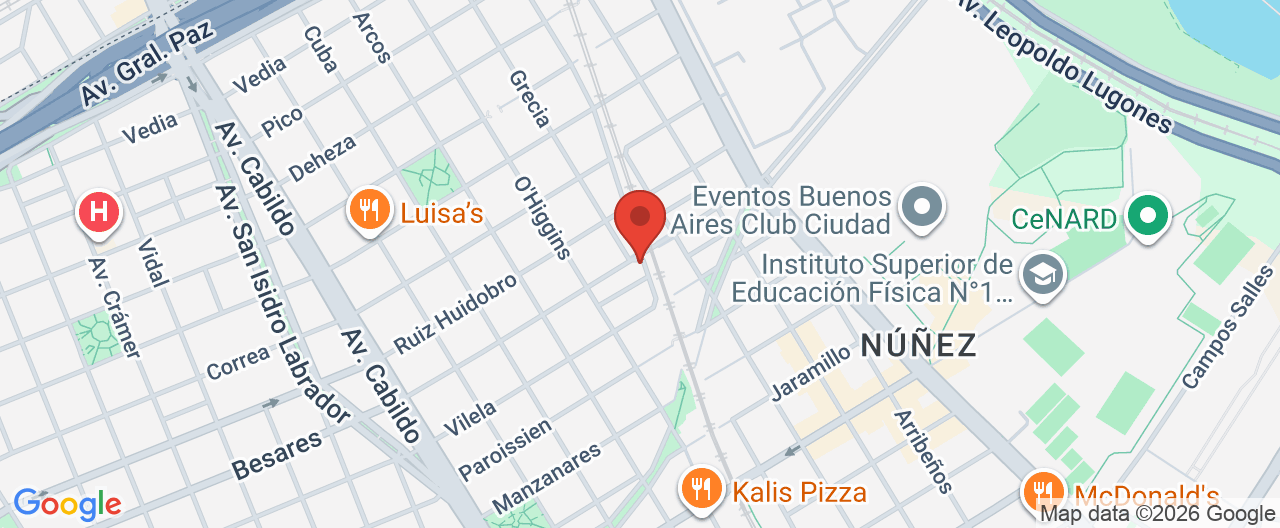 Mapa de la ubicación