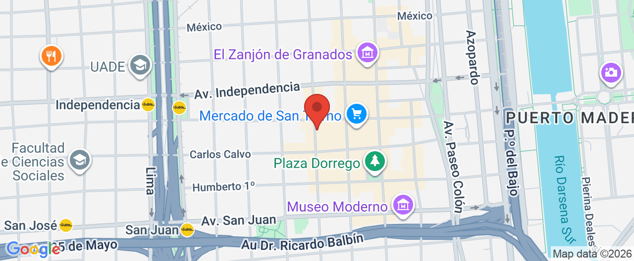 Mapa de la ubicación
