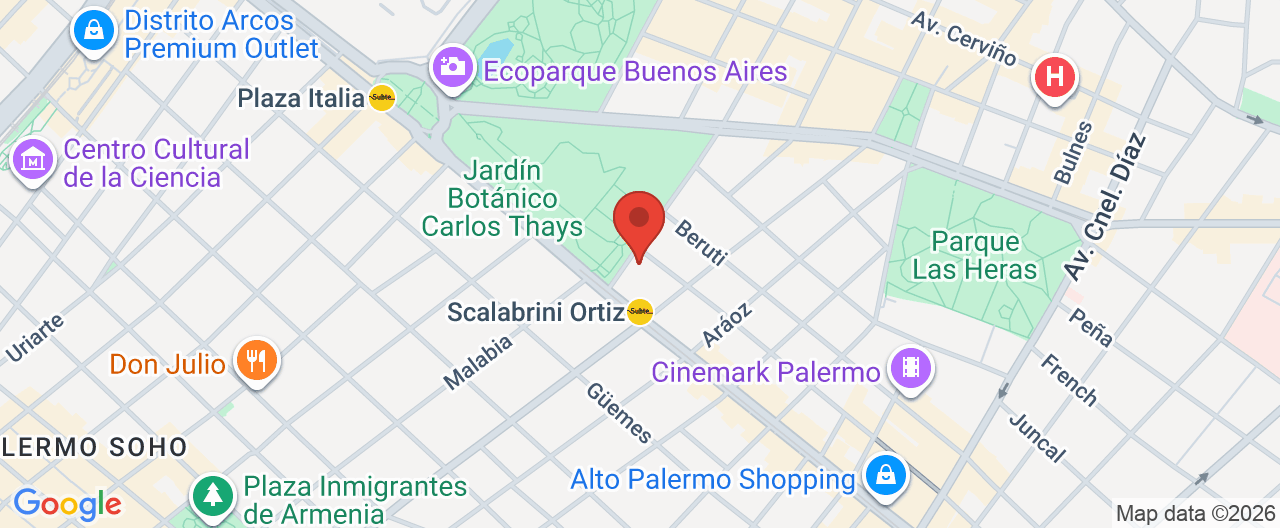 Mapa de la ubicación