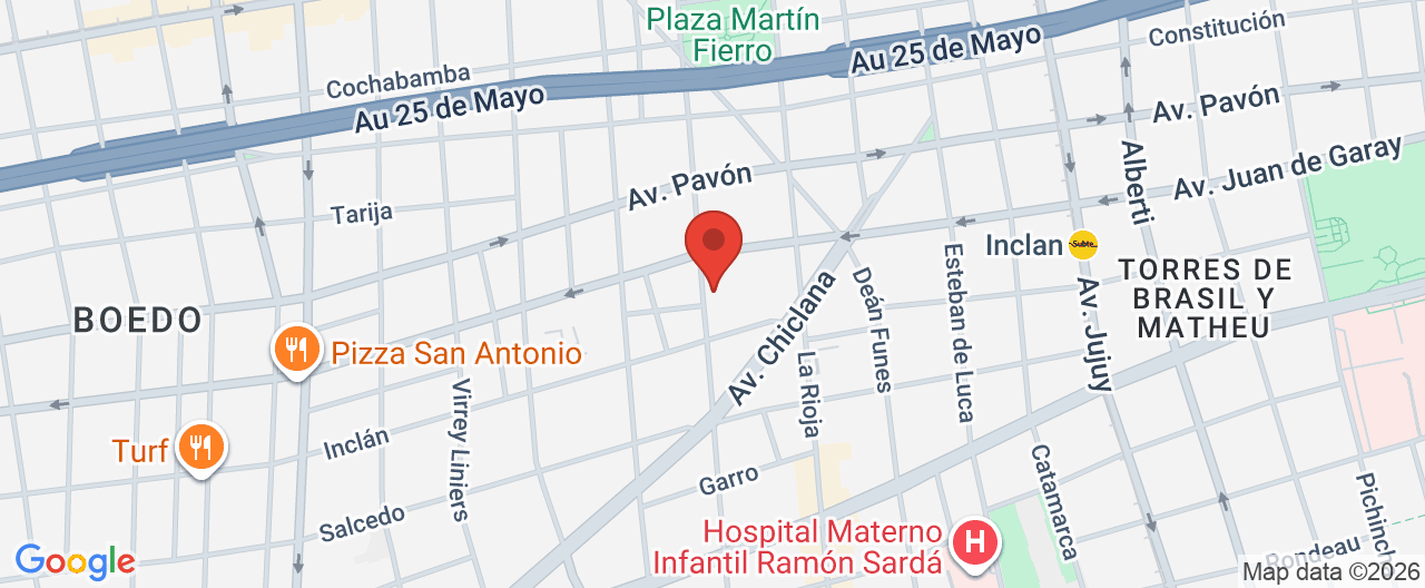 Mapa de la ubicación