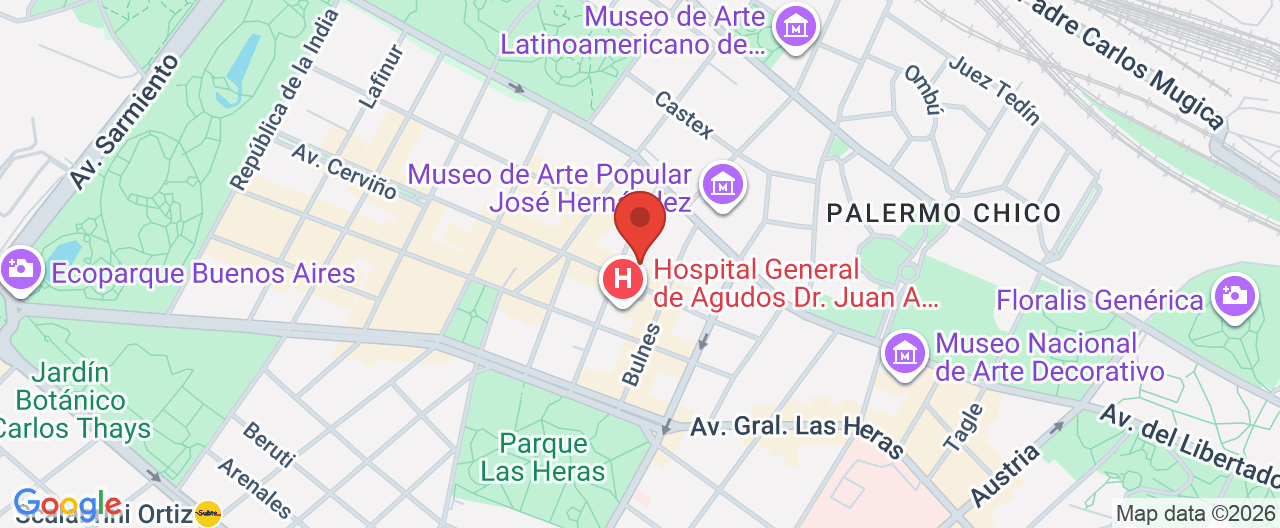 Mapa de la ubicación
