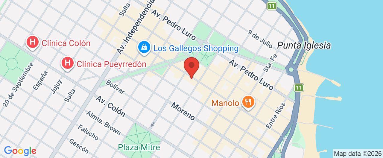 Mapa de la ubicación