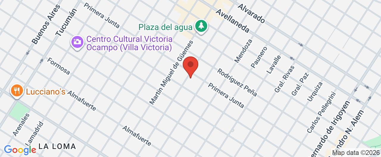 Mapa de la ubicación