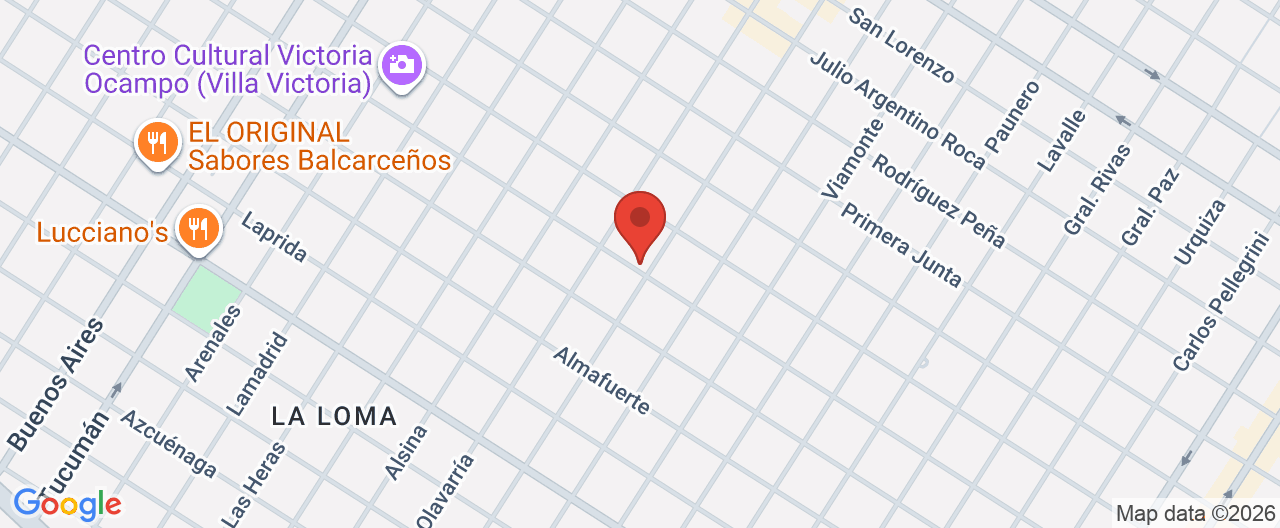 Mapa de la ubicación