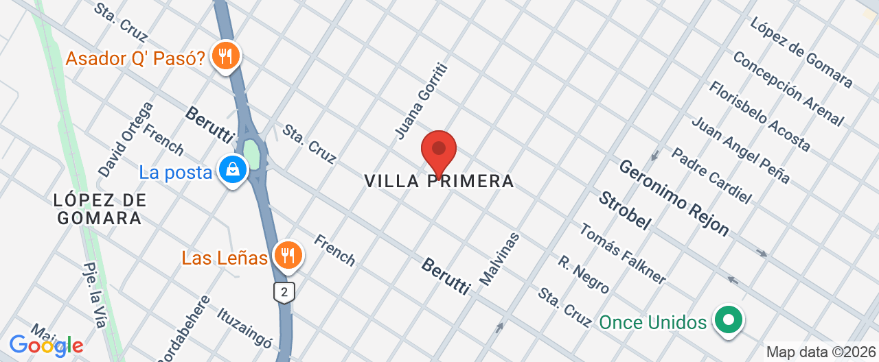 Mapa de la ubicación