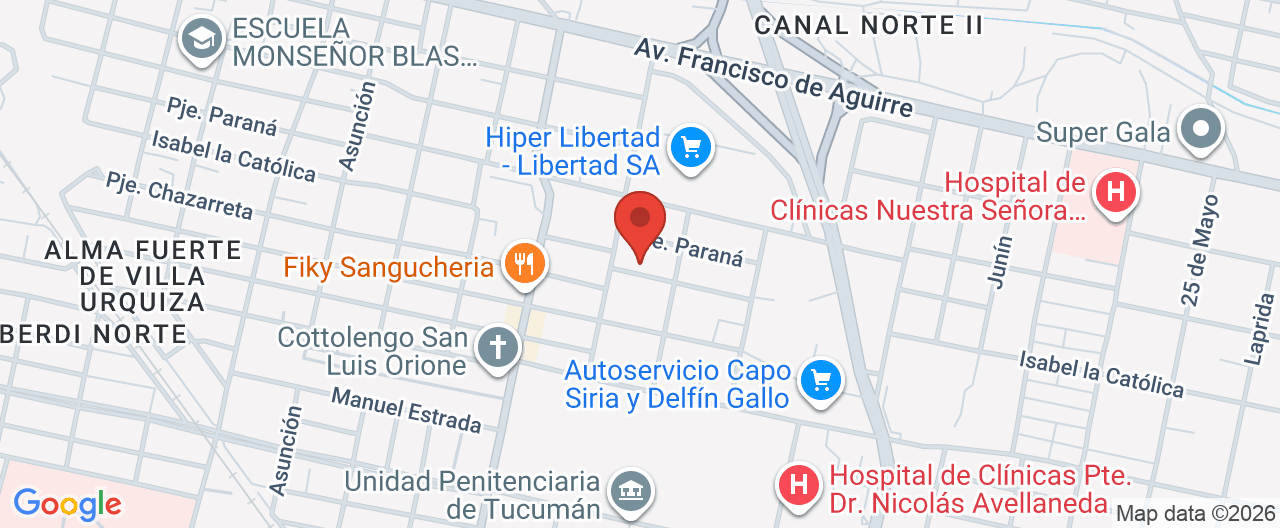 Mapa de la ubicación