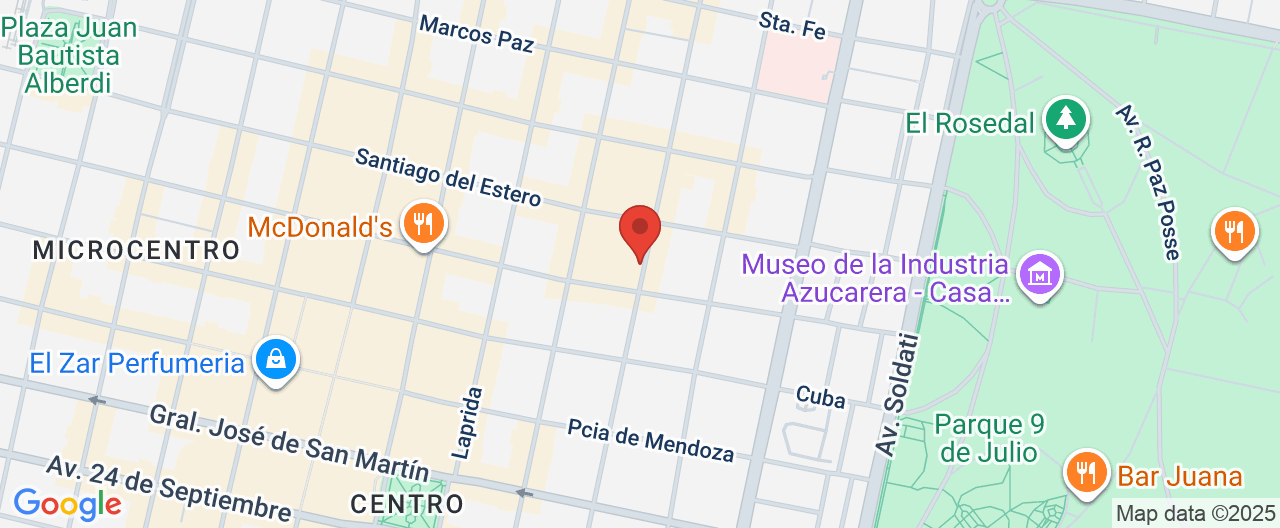 Mapa de la ubicación