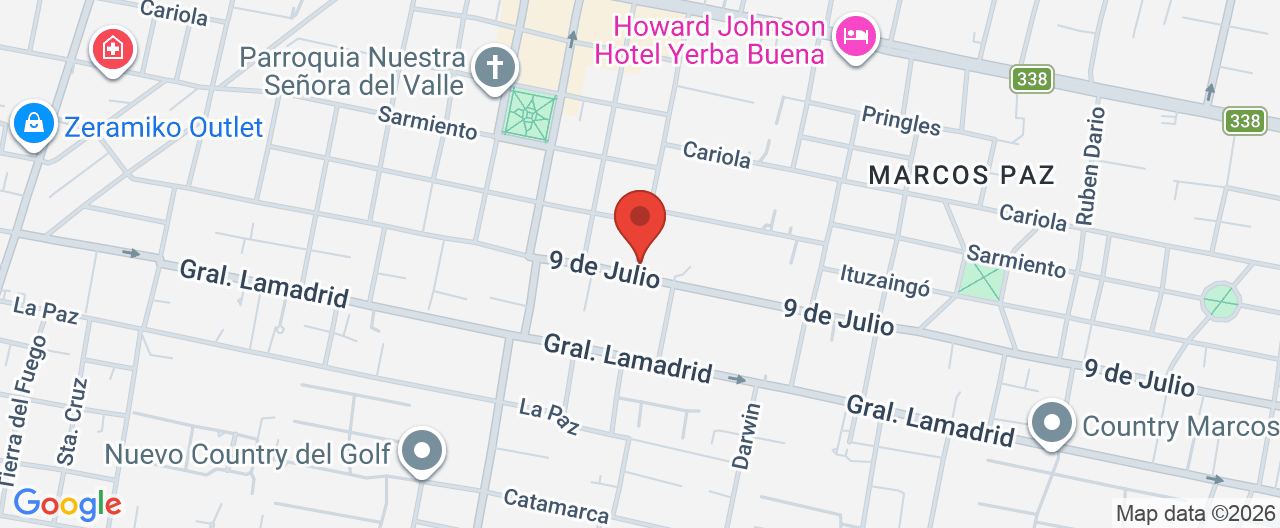 Mapa de la ubicación
