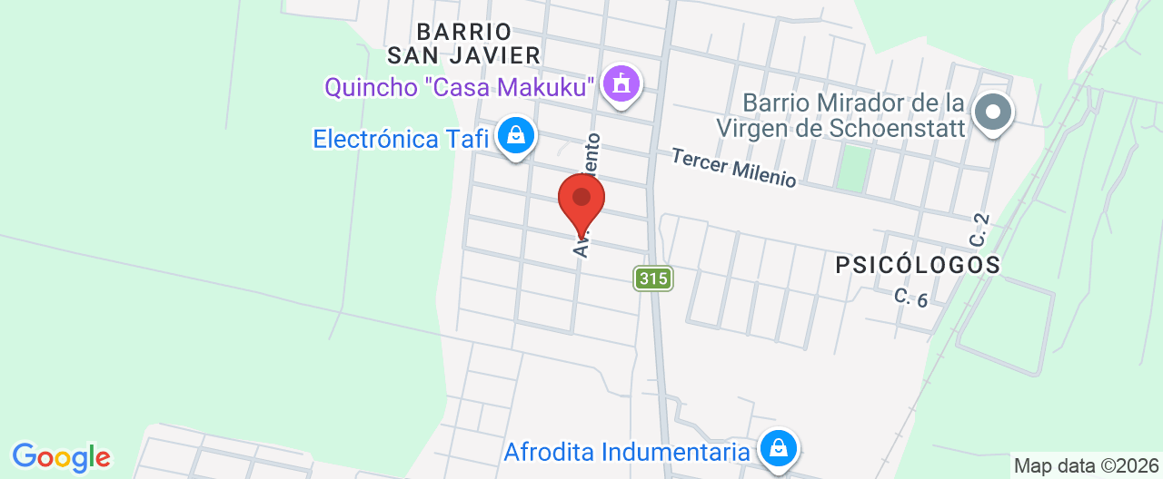 Mapa de la ubicación
