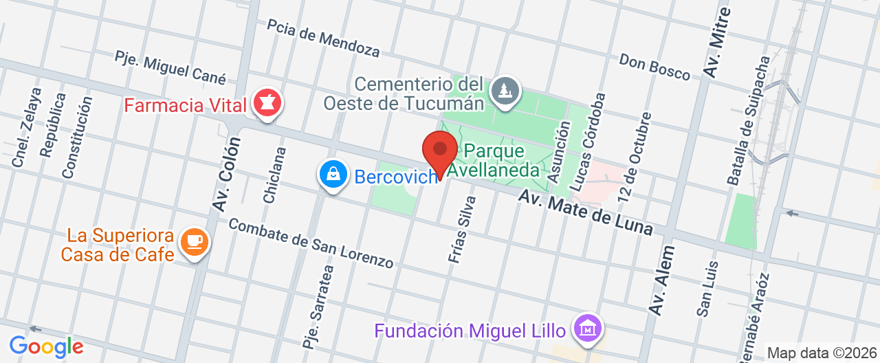 Mapa de la ubicación