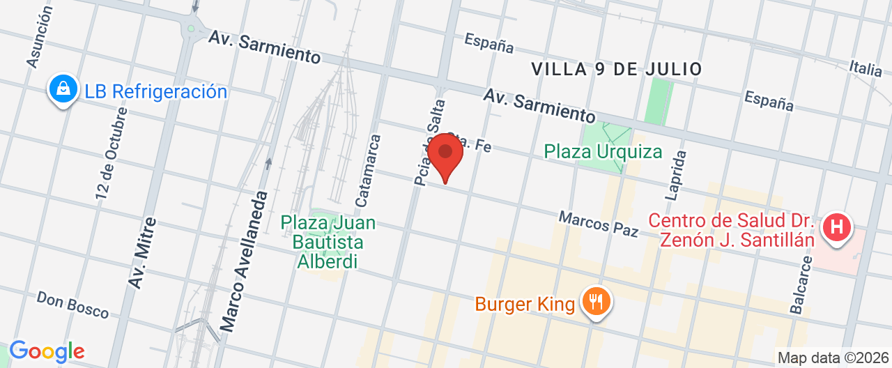Mapa de la ubicación