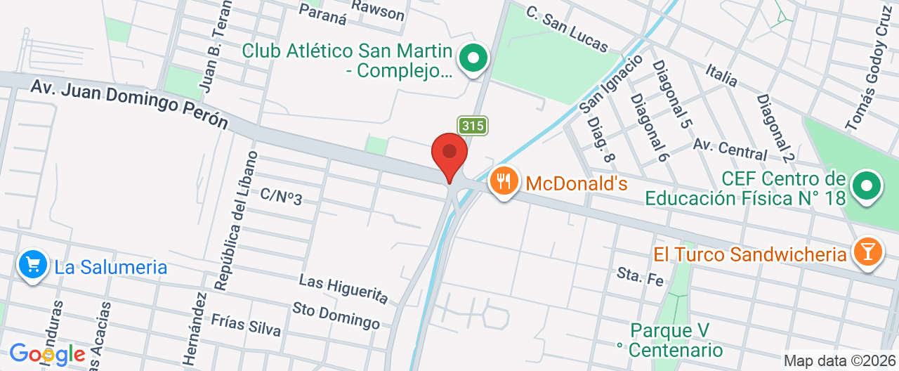 Mapa de la ubicación