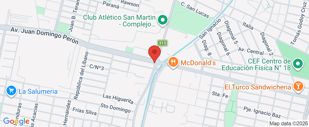 Mapa de la ubicación