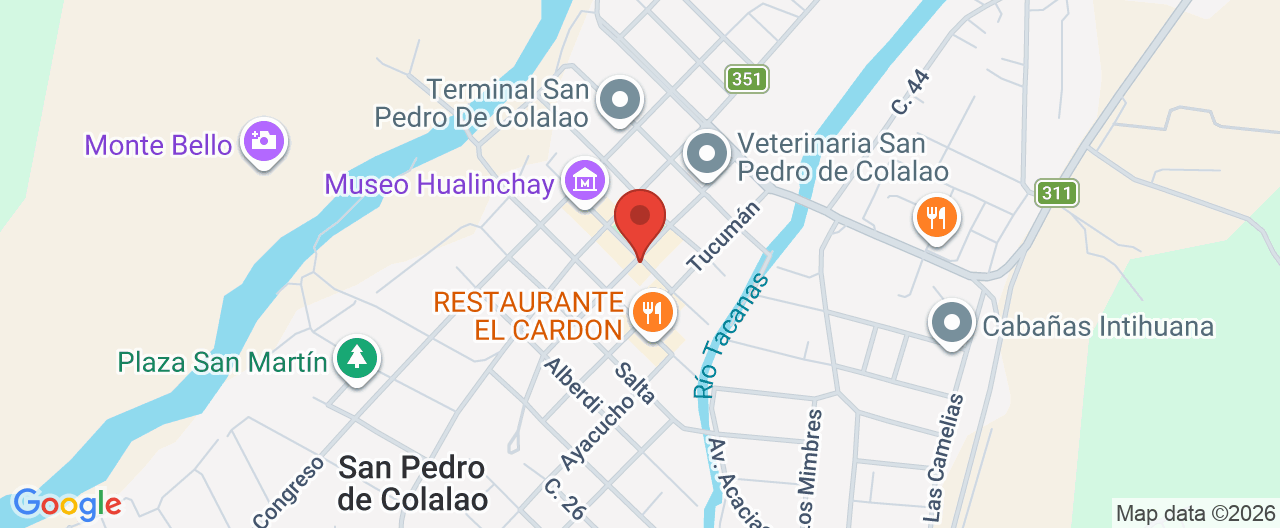 Mapa de la ubicación
