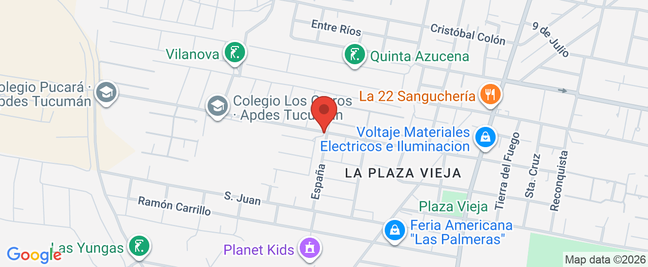 Mapa de la ubicación