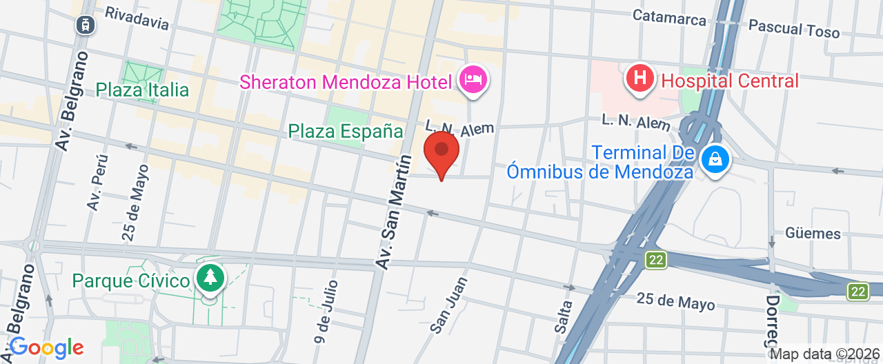 Mapa de la ubicación