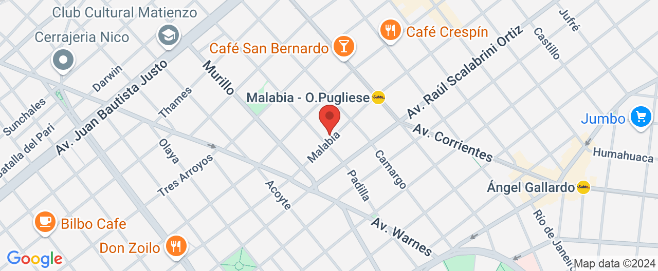 Mapa de la ubicación