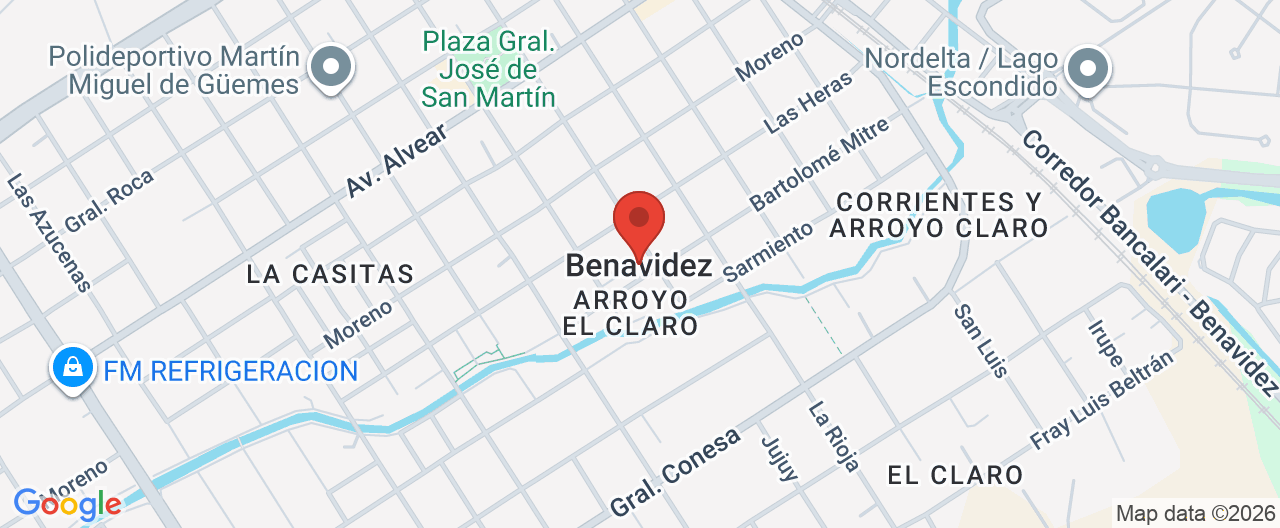 Mapa de la ubicación