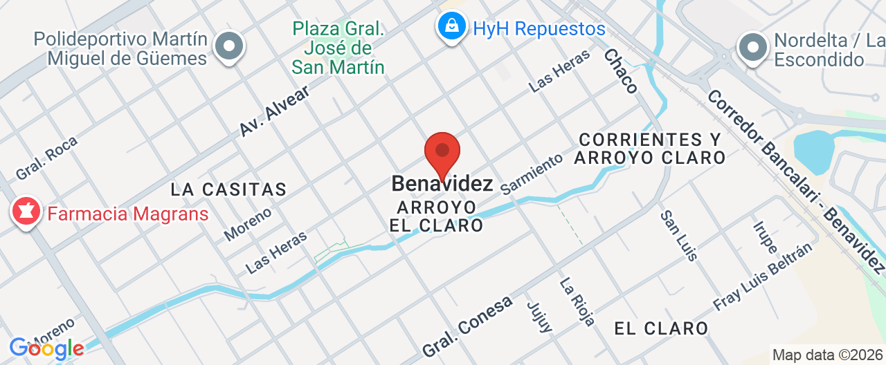 Mapa de la ubicación