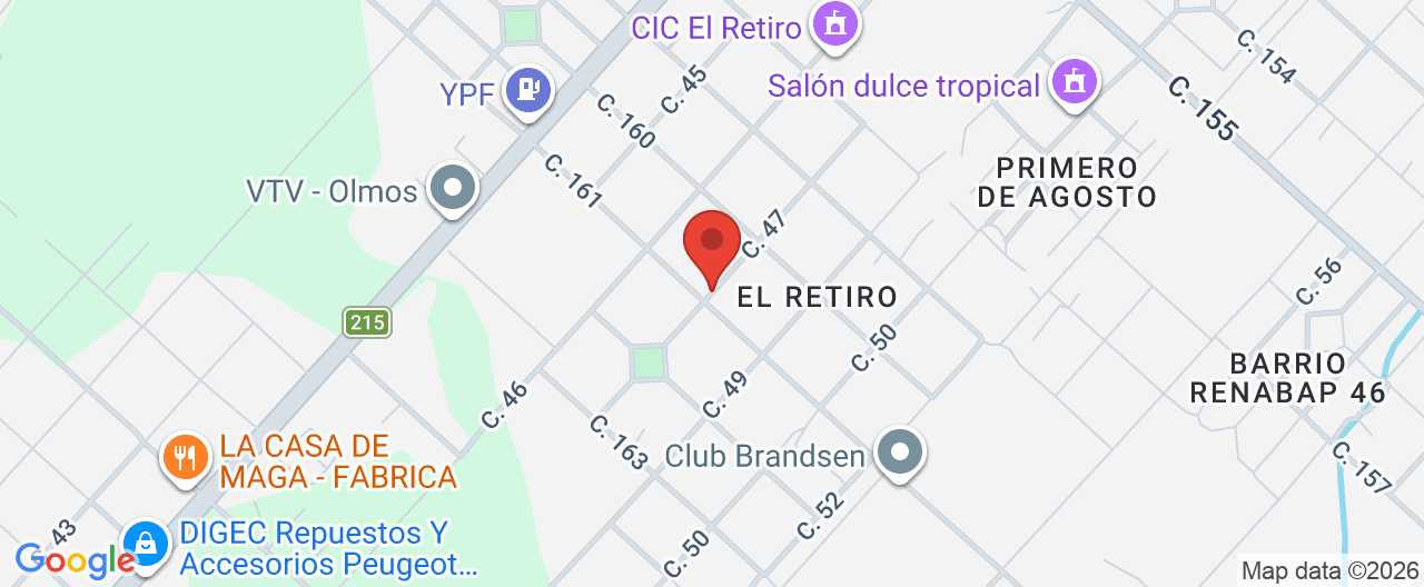 Mapa de la ubicación
