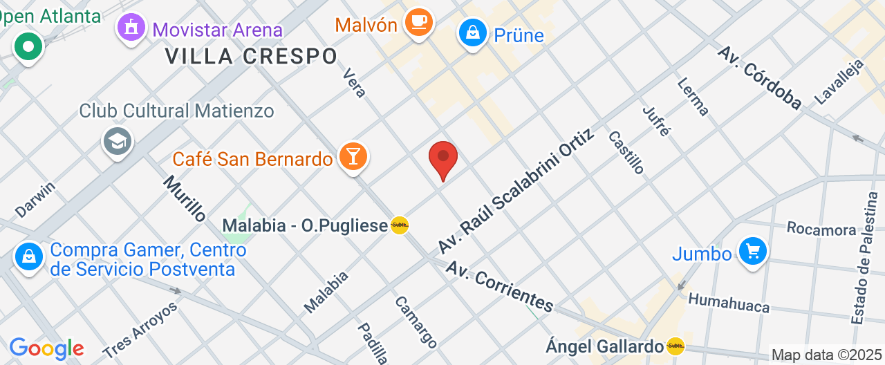 Mapa de la ubicación