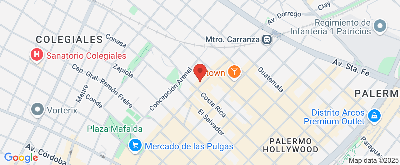 Mapa de la ubicación