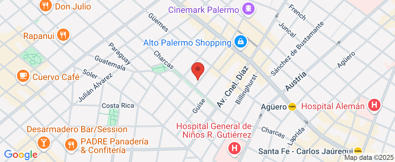 Mapa de la ubicación