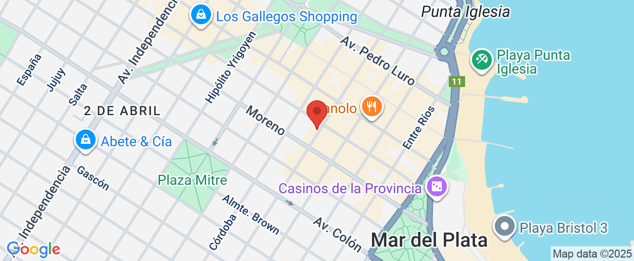Mapa de la ubicación