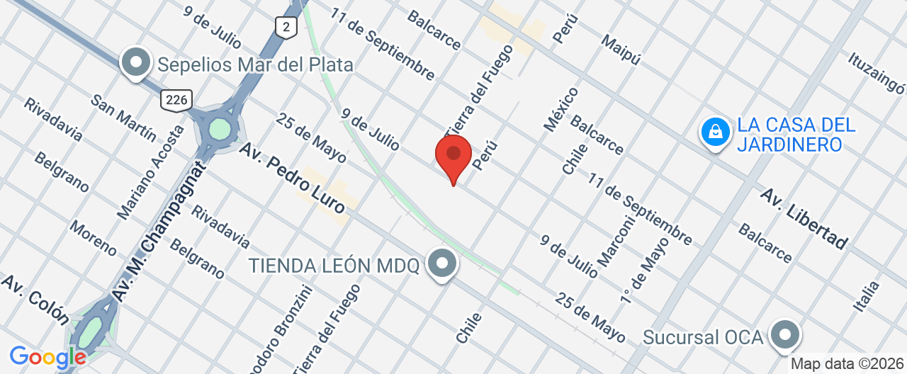 Mapa de la ubicación