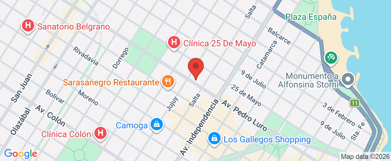 Mapa de la ubicación