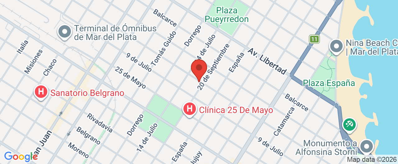 Mapa de la ubicación