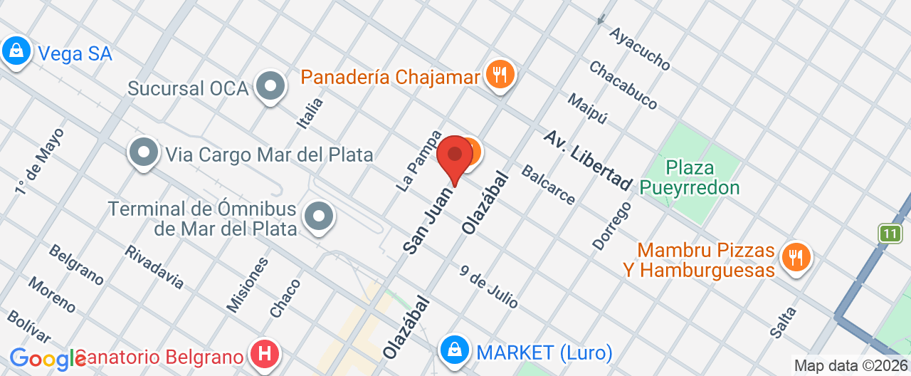 Mapa de la ubicación