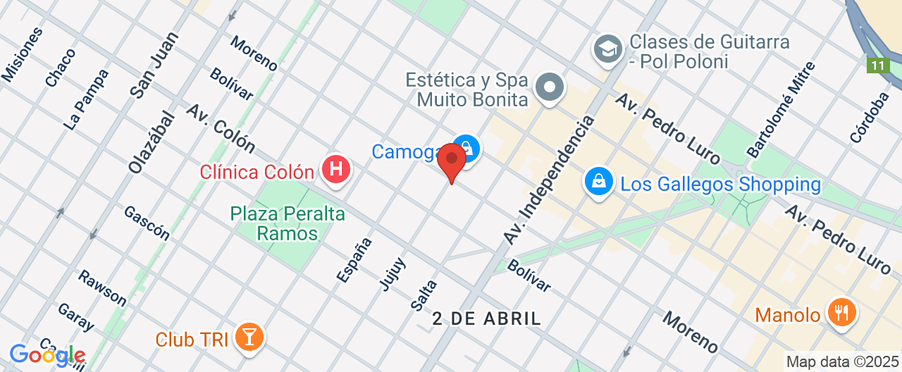Mapa de la ubicación